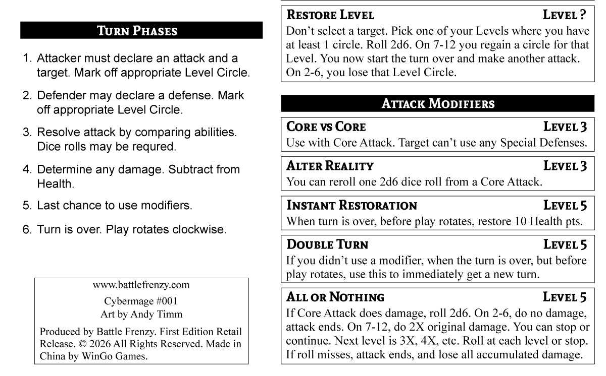 Battle Frenzy Game Card Highlight #2